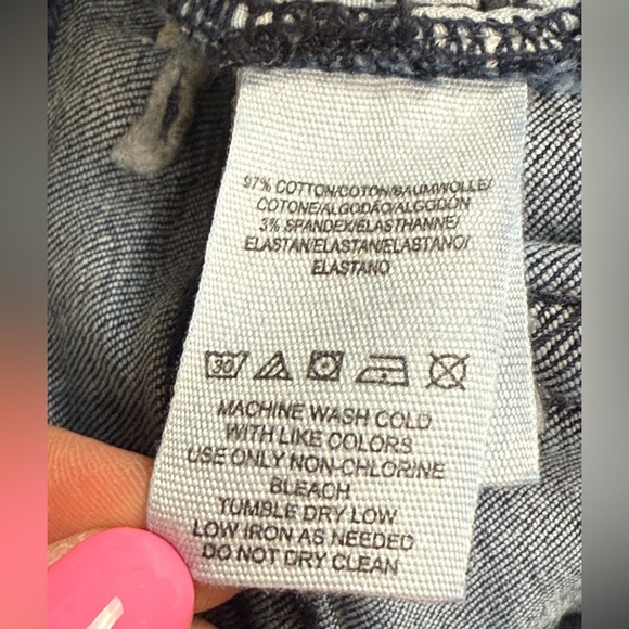 Free People Women's Ruffle Flared Leg Denim Jeans Blue Size 26 - Picture 5 of 12